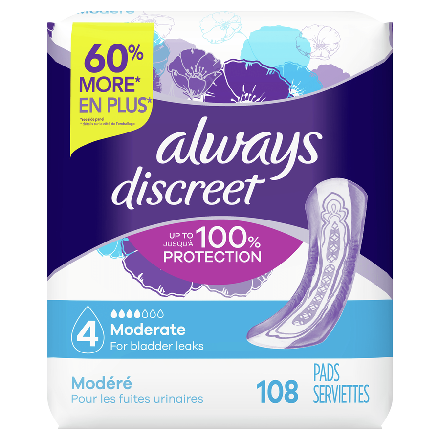 Always Discreet Moderate Incontinence Pads